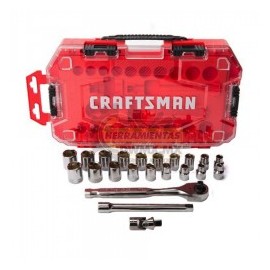 Juego de 22 Herramientas Mecánicas Cromadas SAE CRAFTSMAN CMMT12029