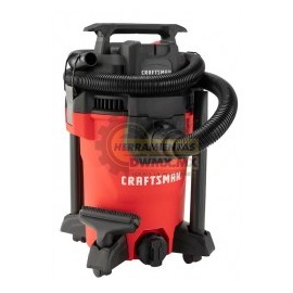 ASPIRADORA PARA TALLER SECO/MOJADO 4GAL 3,5HP CON ACCESORIOS CRAFTSMAN CMXEVCVVCM408