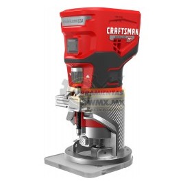 ROUTER 20V BASE FIJA, 7 VELOCIDADES, CRAFTSMAN CMCW400B BRUSHLESS (TOOL ONLY)